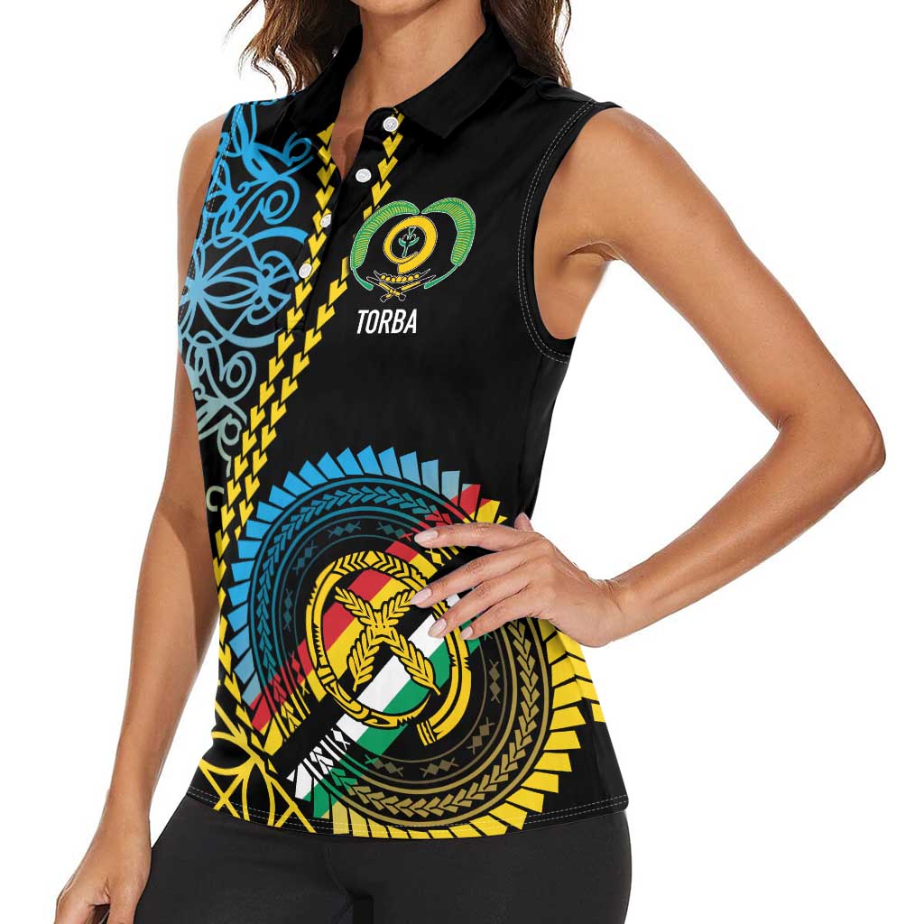 Proudly Ni-Van Sandroing Inspired Women Sleeveless Polo Shirt Torba Classic Style