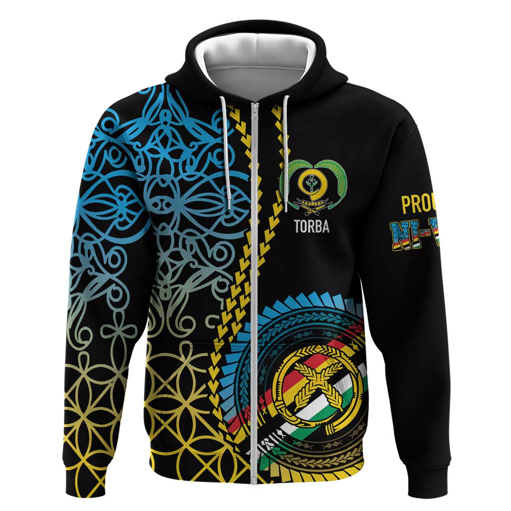 Proudly Ni-Van Sandroing Inspired Zip Hoodie Torba Classic Style