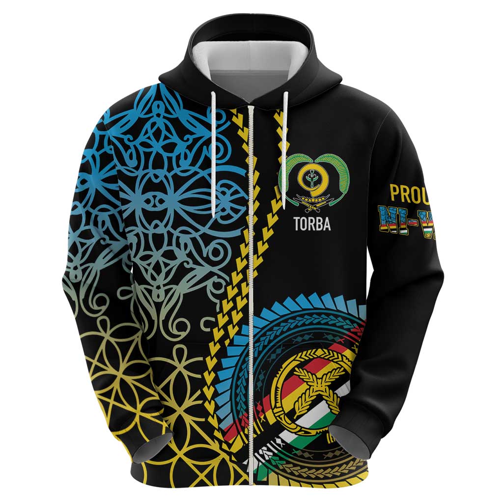 Proudly Ni-Van Sandroing Inspired Zip Hoodie Torba Classic Style