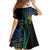 Proudly Ni-Van Sandroing Inspired Family Matching Off Shoulder Short Dress and Hawaiian Shirt Tafea Classic Style