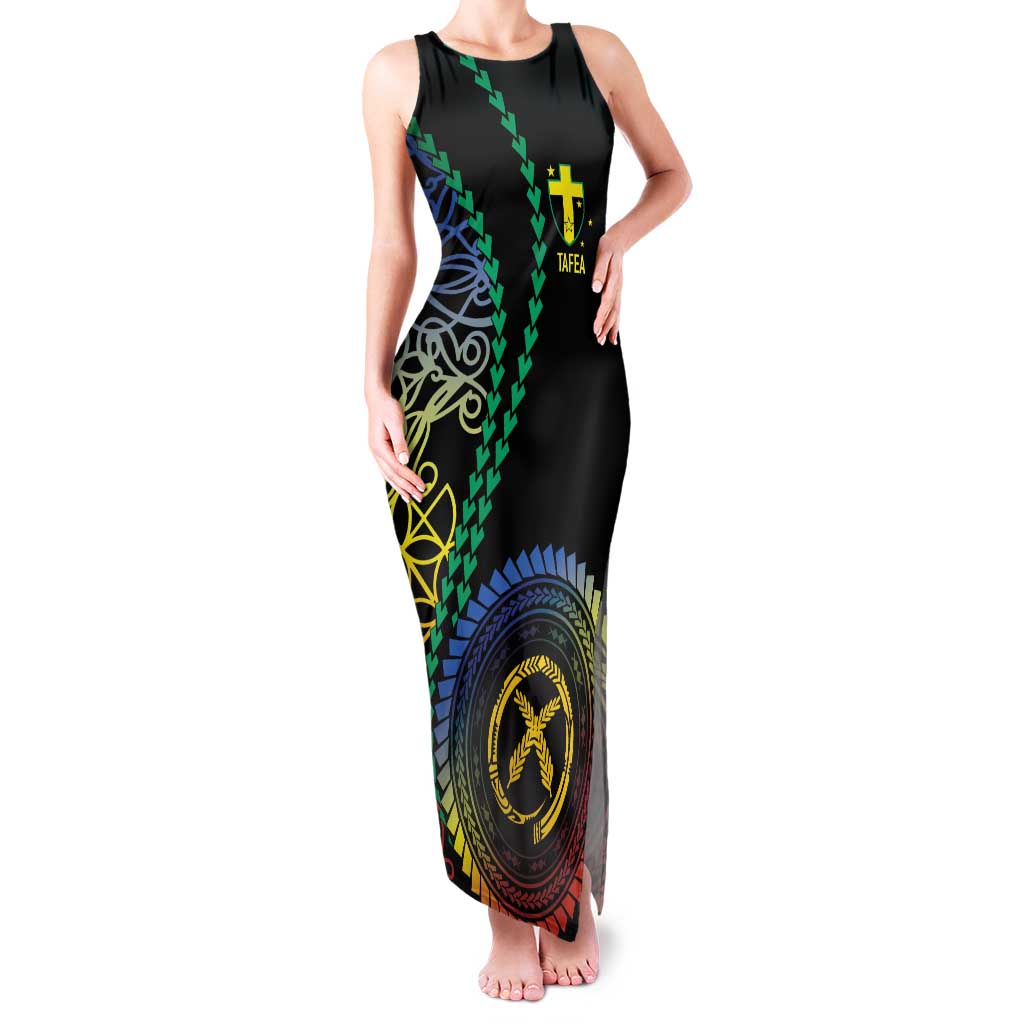 Proudly Ni-Van Sandroing Inspired Family Matching Tank Maxi Dress and Hawaiian Shirt Tafea Classic Style