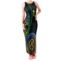 Proudly Ni-Van Sandroing Inspired Family Matching Tank Maxi Dress and Hawaiian Shirt Tafea Classic Style
