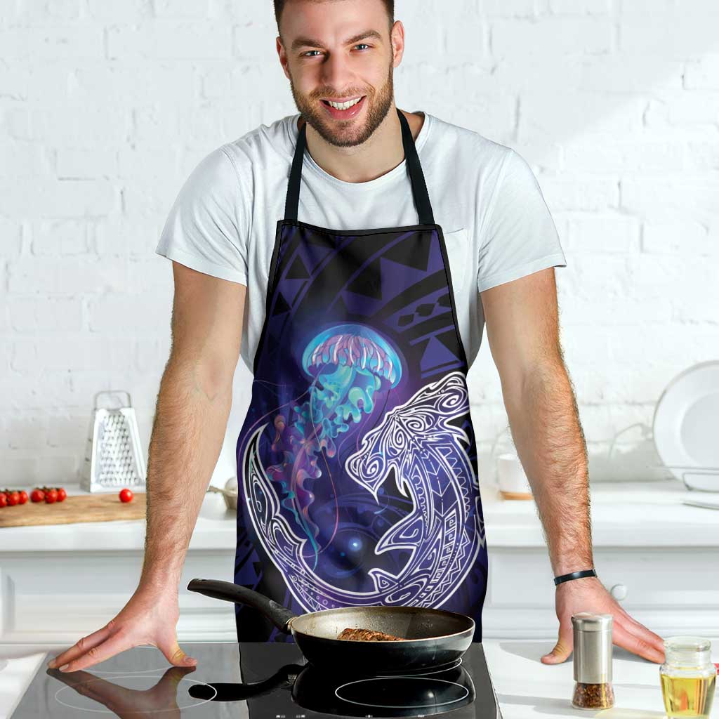 Polynesian Aumakua Apron Jellyfish with Shark - Polynesian Pride