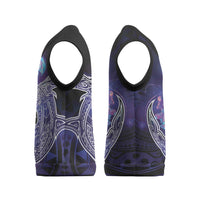 Polynesian Aumakua Christmas Knitted V-Neck Vest Jellyfish with Shark LT7 - Polynesian Pride