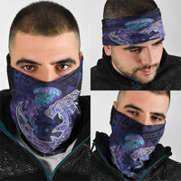 Polynesian Aumakua Neck Gaiter Jellyfish with Shark - Polynesian Pride