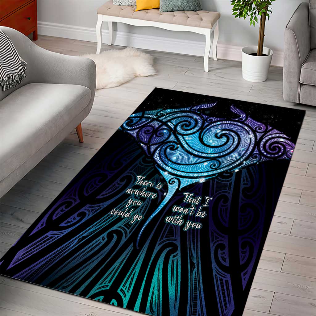 Aotearoa Maori Te Whai Rahi Area Rug Tala - Nowhere You Could Go That I Won't Be With You - Polynesian Pride