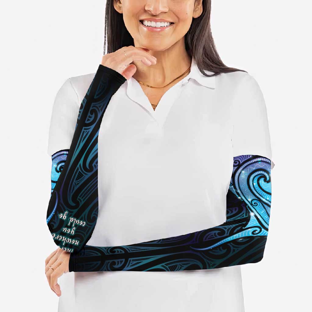 Aotearoa Maori Te Whai Rahi Arm Sleeves Tala - Nowhere You Could Go That I Won't Be With You - Polynesian Pride