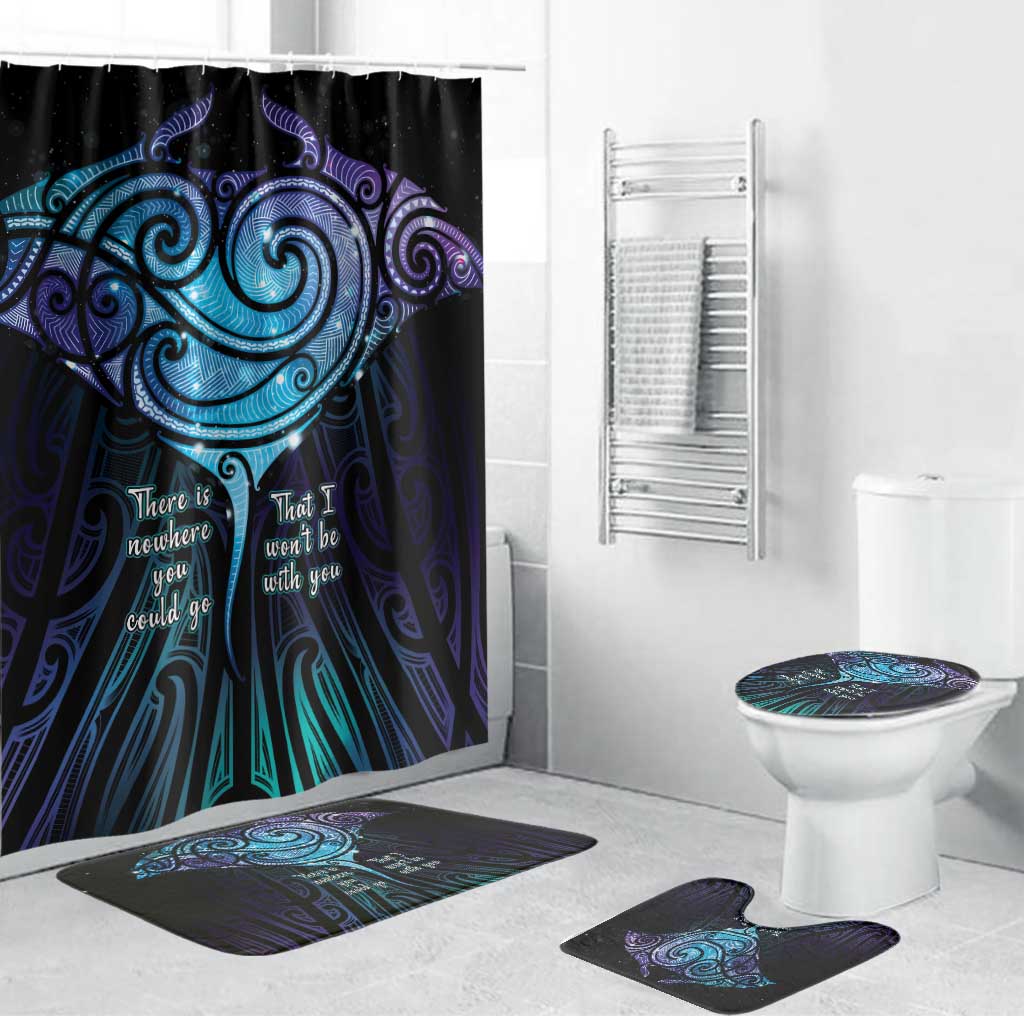 Aotearoa Maori Te Whai Rahi Bathroom Set Tala - Nowhere You Could Go That I Won't Be With You - Polynesian Pride