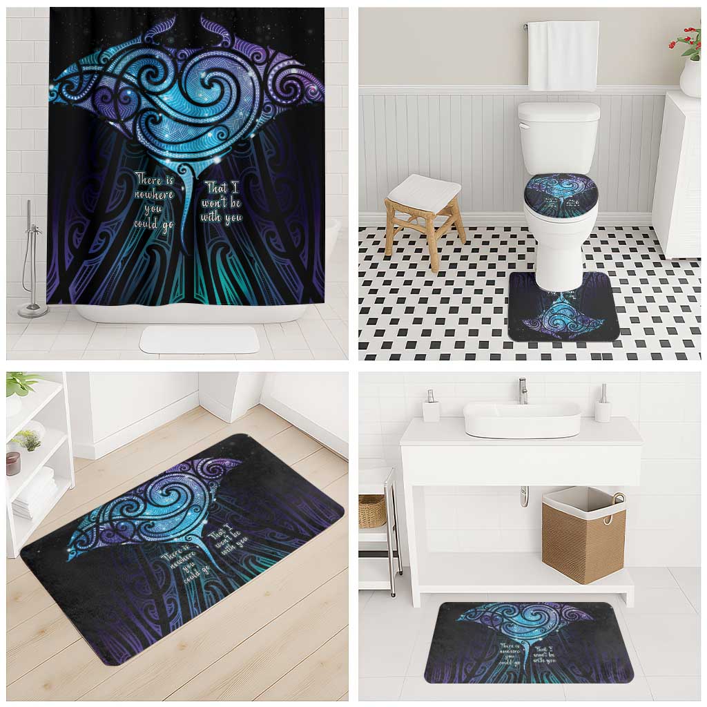 Aotearoa Maori Te Whai Rahi Bathroom Set Tala - Nowhere You Could Go That I Won't Be With You - Polynesian Pride