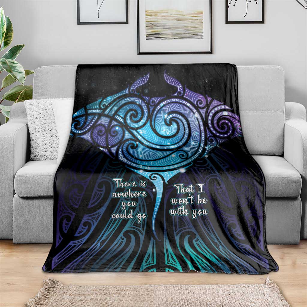 Aotearoa Maori Te Whai Rahi Blanket Tala - Nowhere You Could Go That I Won't Be With You - Polynesian Pride