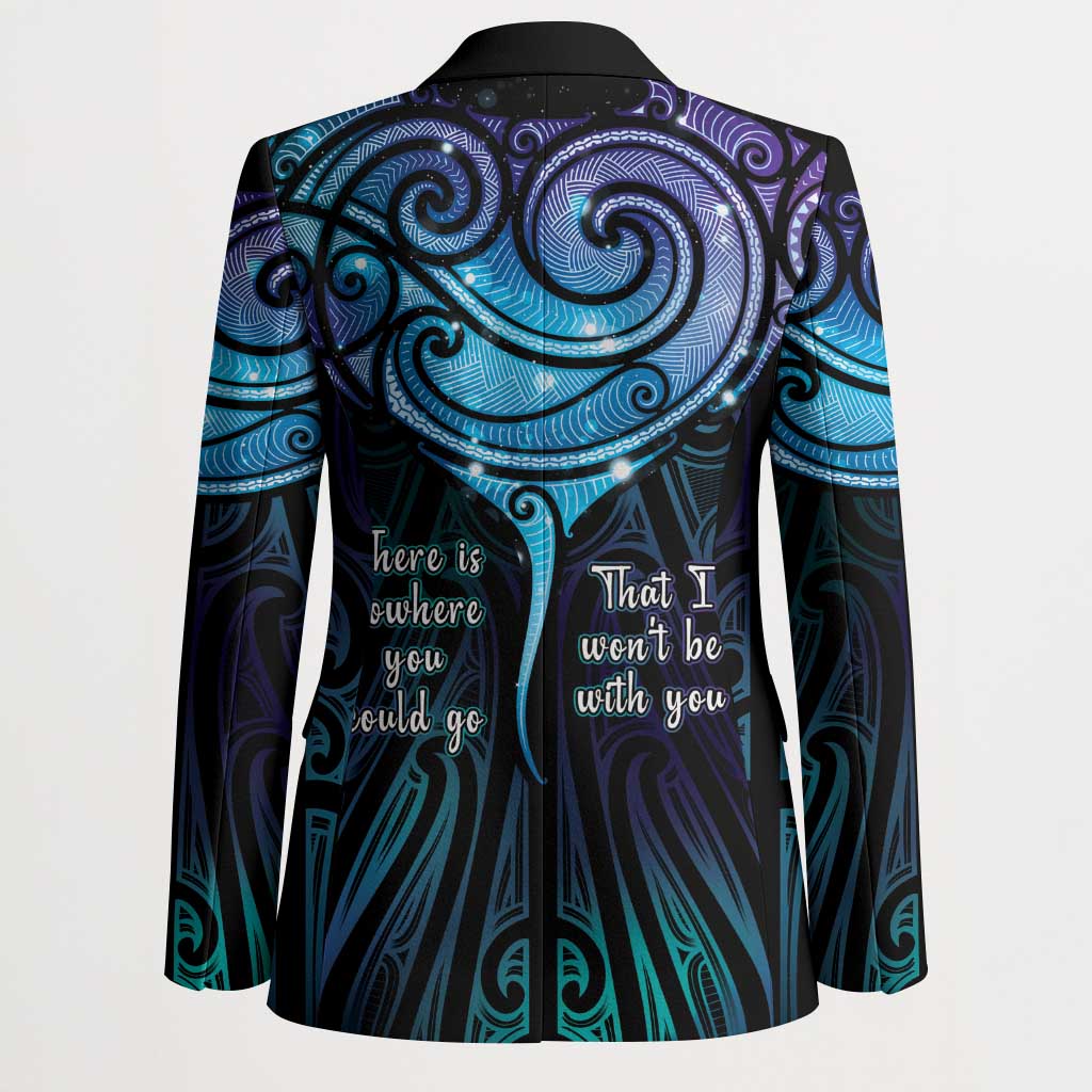 Aotearoa Maori Te Whai Rahi Blazer Tala - Nowhere You Could Go That I Won't Be With You - Polynesian Pride