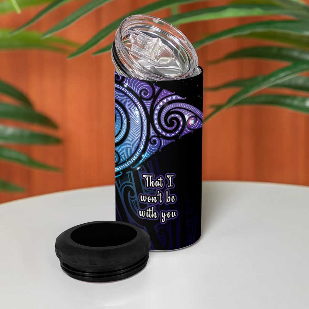 Aotearoa Maori Te Whai Rahi 4 in 1 Can Cooler Tumbler Tala - Nowhere You Could Go That I Won't Be With You LT7 - Polynesian Pride
