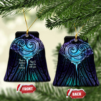 Aotearoa Maori Te Whai Rahi Ceramic Ornament Tala - Nowhere You Could Go That I Won't Be With You - Polynesian Pride