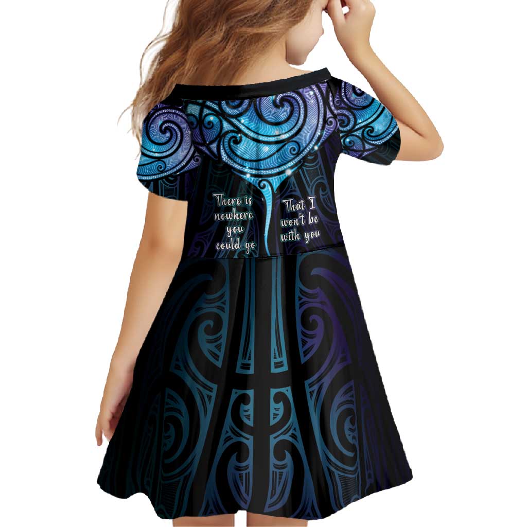 Aotearoa Maori Te Whai Rahi Family Matching Off Shoulder Maxi Dress and Hawaiian Shirt Tala - Nowhere You Could Go That I Won't Be With You LT7 - Polynesian Pride
