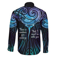 Aotearoa Maori Te Whai Rahi Family Matching Short Sleeve Bodycon Dress and Hawaiian Shirt Tala - Nowhere You Could Go That I Won't Be With You LT7 - Polynesian Pride
