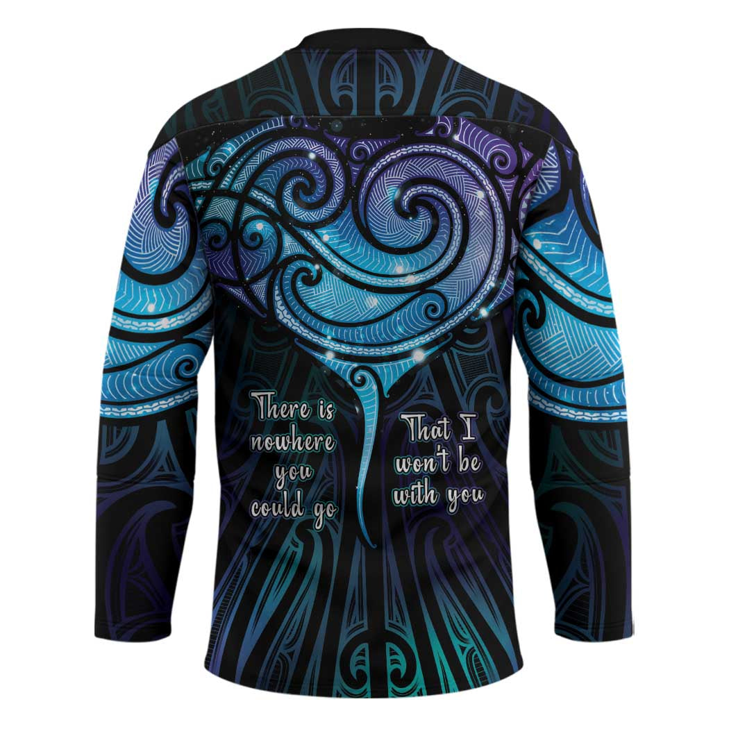 Aotearoa Maori Te Whai Rahi Hockey Jersey Tala - Nowhere You Could Go That I Won't Be With You - Polynesian Pride