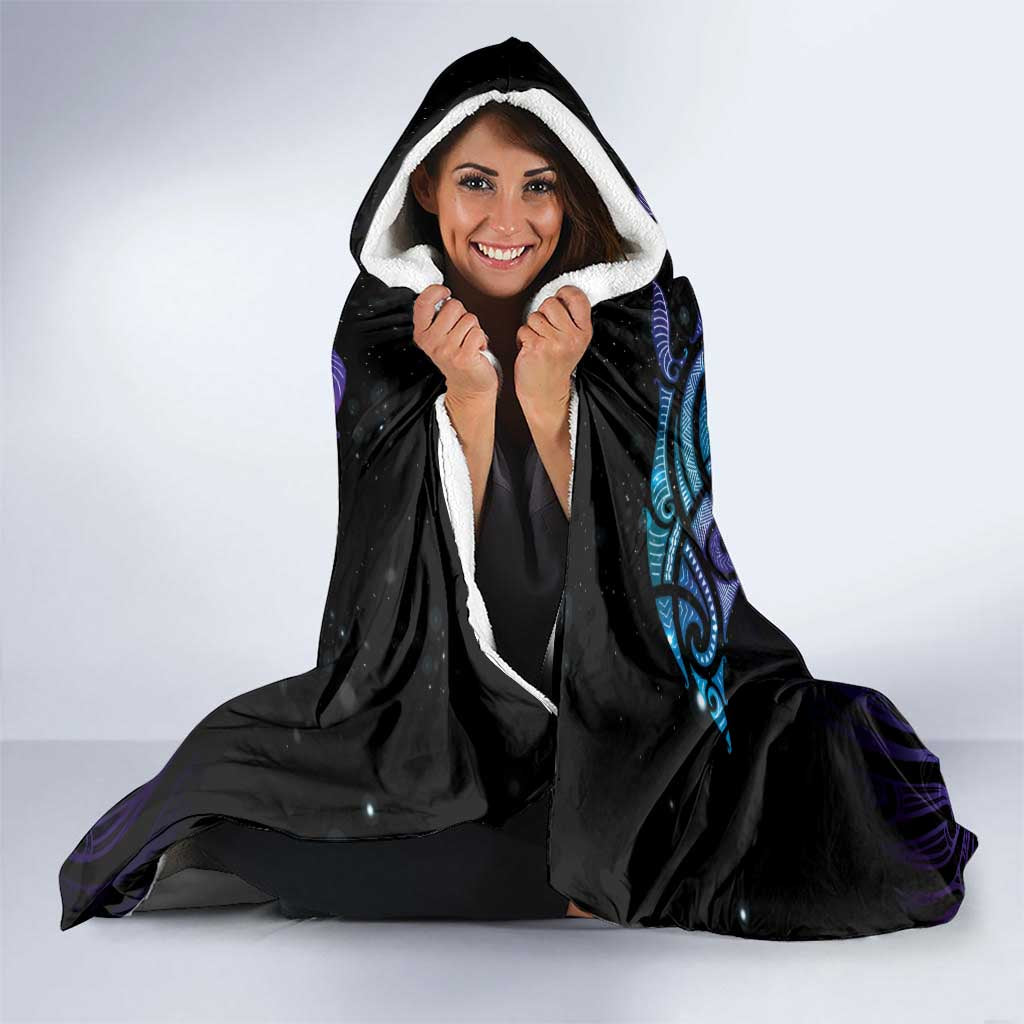 Aotearoa Maori Te Whai Rahi Hooded Blanket Tala - Nowhere You Could Go That I Won't Be With You - Polynesian Pride
