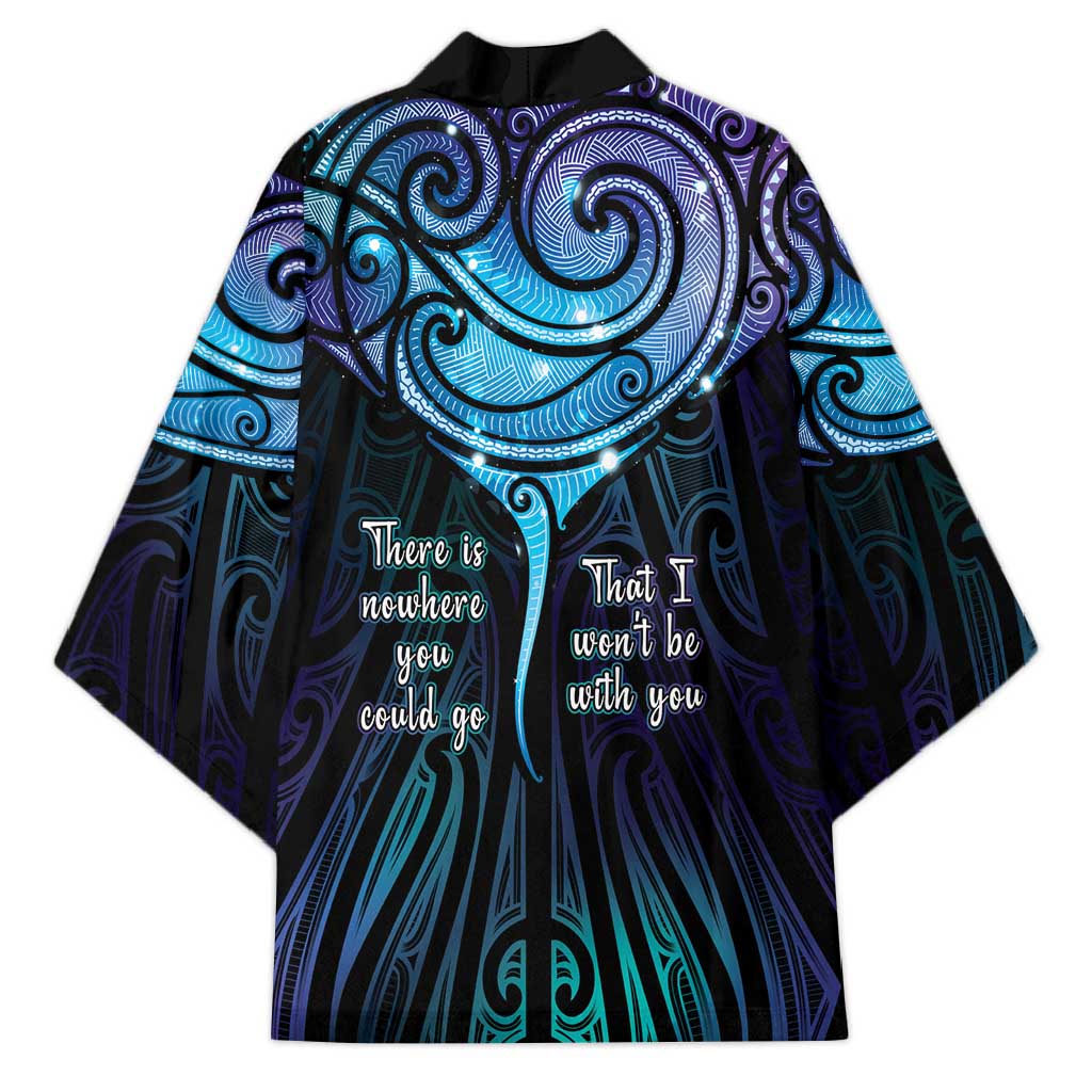 Aotearoa Maori Te Whai Rahi Kimono Tala - Nowhere You Could Go That I Won't Be With You - Polynesian Pride