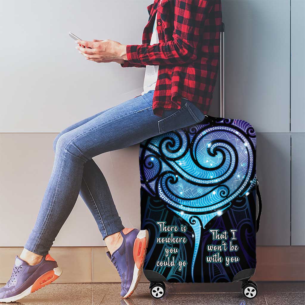 Aotearoa Maori Te Whai Rahi Luggage Cover Tala - Nowhere You Could Go That I Won't Be With You - Polynesian Pride