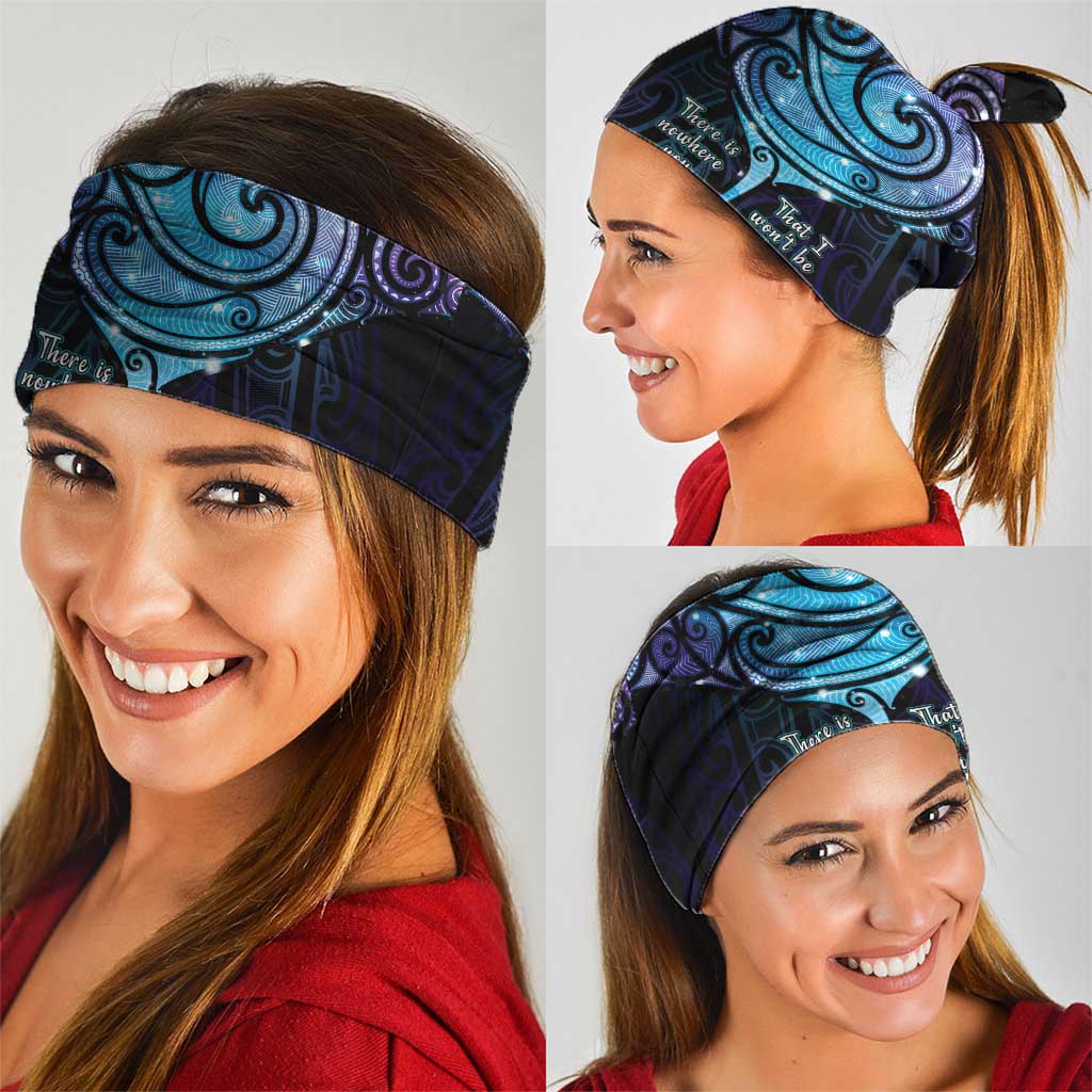 Aotearoa Maori Te Whai Rahi Neck Gaiter Tala - Nowhere You Could Go That I Won't Be With You - Polynesian Pride