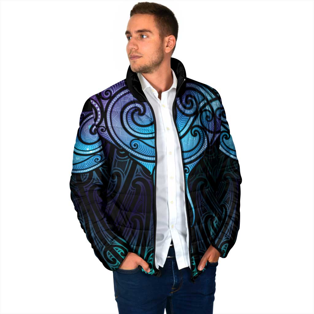 Aotearoa Maori Te Whai Rahi Padded Jacket Tala - Nowhere You Could Go That I Won't Be With You - Polynesian Pride