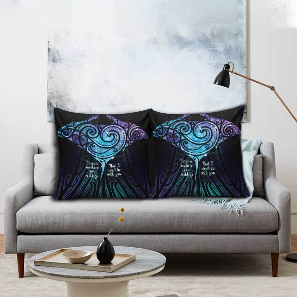 Aotearoa Maori Te Whai Rahi Pillow Cover Tala - Nowhere You Could Go That I Won't Be With You - Polynesian Pride