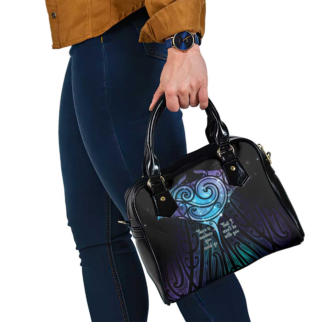 Aotearoa Maori Te Whai Rahi Shoulder Handbag Tala - Nowhere You Could Go That I Won't Be With You - Polynesian Pride