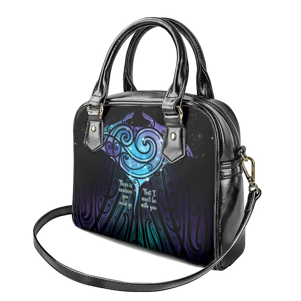 Aotearoa Maori Te Whai Rahi Shoulder Handbag Tala - Nowhere You Could Go That I Won't Be With You - Polynesian Pride