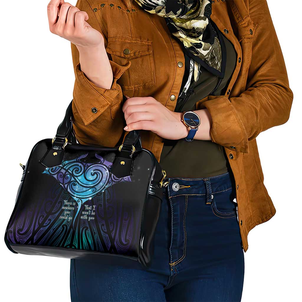 Aotearoa Maori Te Whai Rahi Shoulder Handbag Tala - Nowhere You Could Go That I Won't Be With You - Polynesian Pride