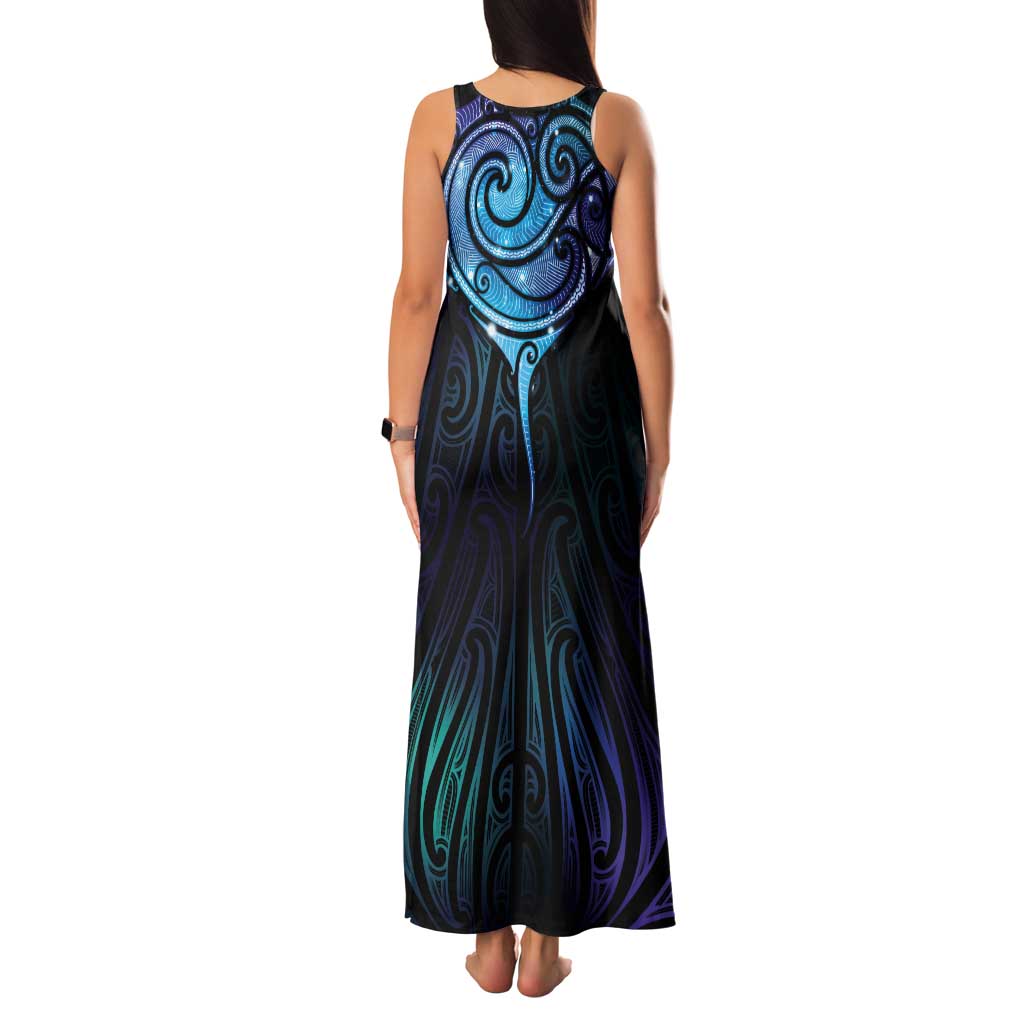 Aotearoa Maori Te Whai Rahi Tank Maxi Dress Tala - Nowhere You Could Go That I Won't Be With You - Polynesian Pride