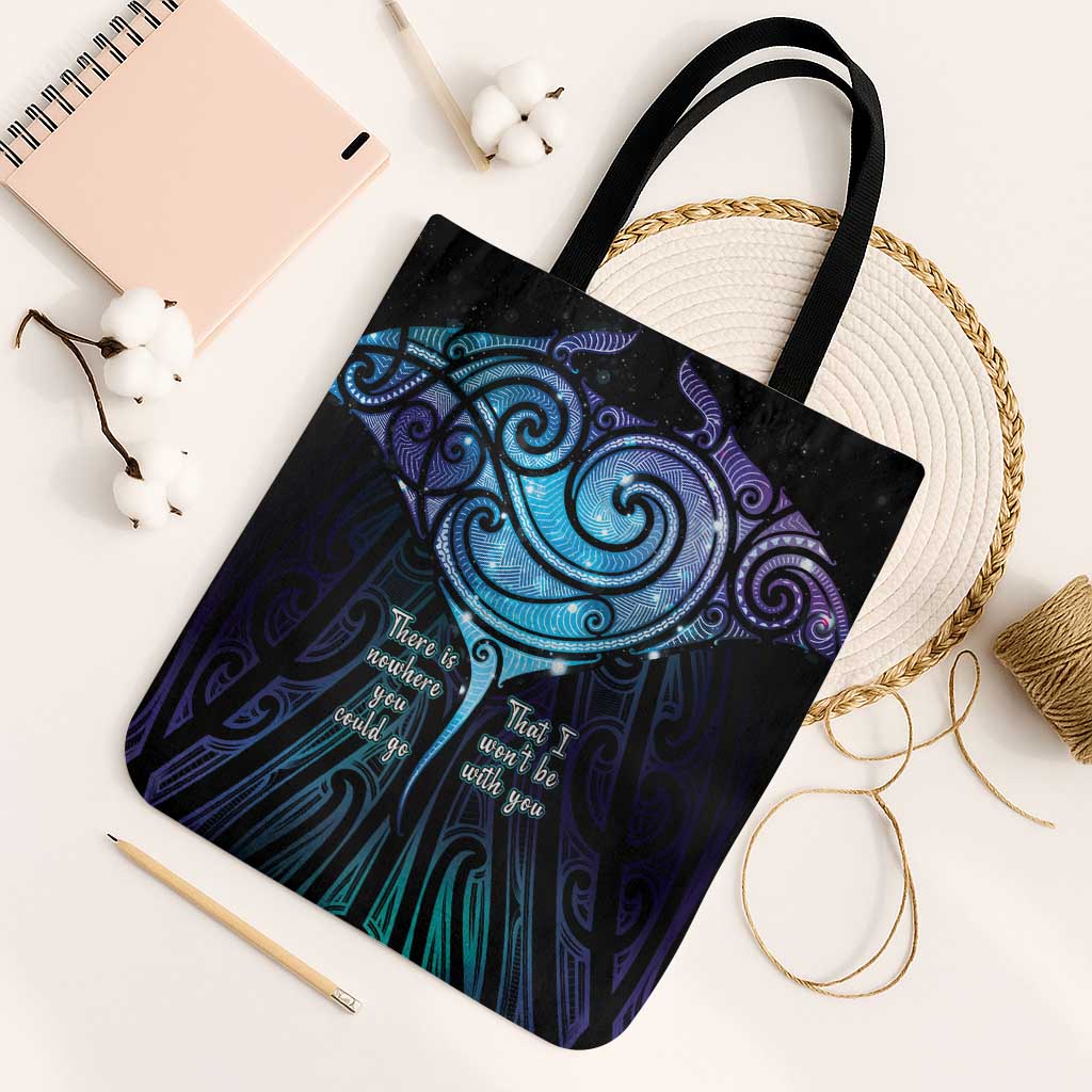 Aotearoa Maori Te Whai Rahi Tote Bag Tala - Nowhere You Could Go That I Won't Be With You - Polynesian Pride