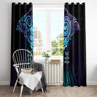 Aotearoa Maori Te Whai Rahi Window Curtain Tala - Nowhere You Could Go That I Won't Be With You - Polynesian Pride