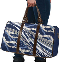 Polynesian Puakeniken Pikake Twisted Lei Travel Bag Navy Blue - Polynesian Pride