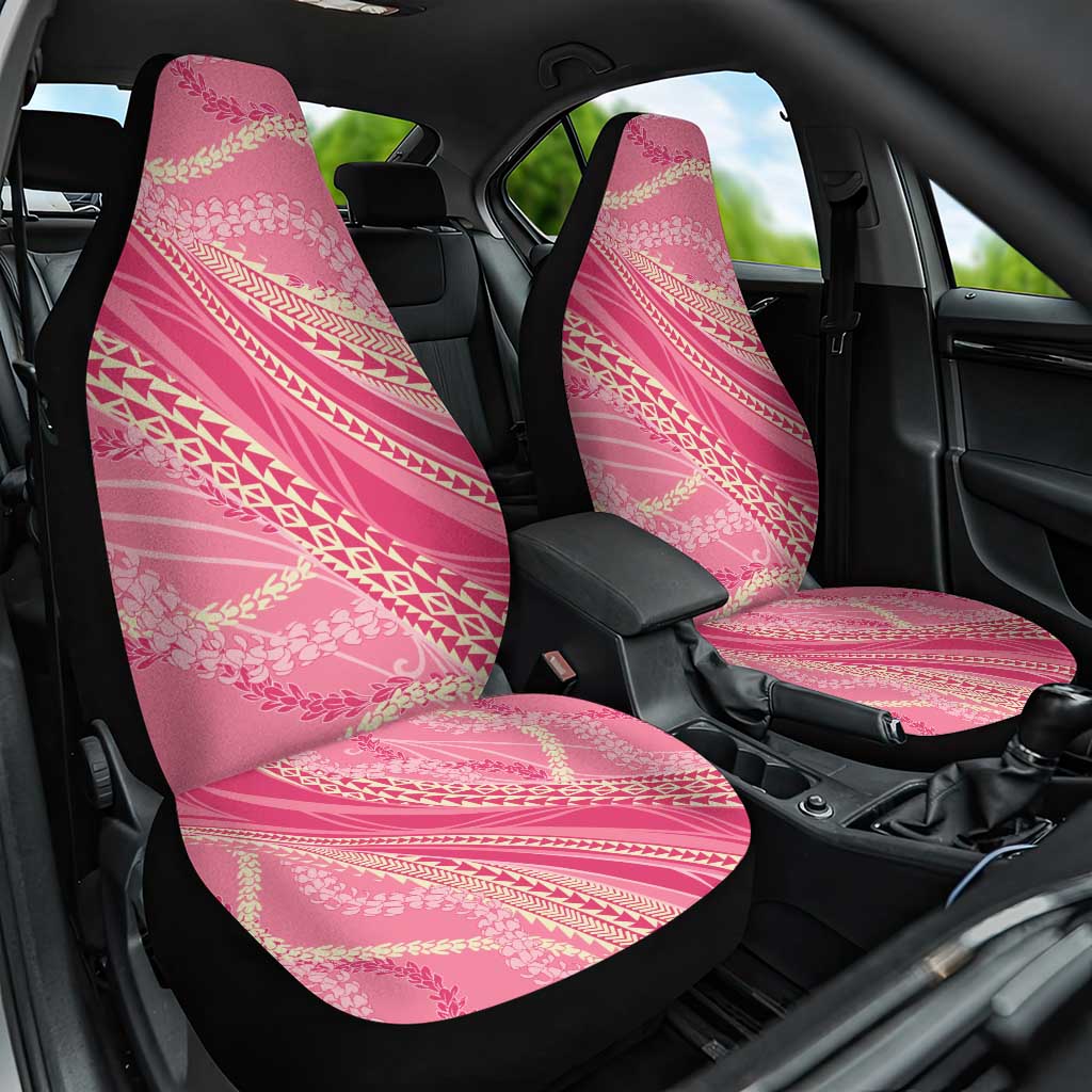 Polynesian Puakeniken Pikake Twisted Lei Car Seat Cover Rose Pink LT7 One Size Rose Pink - Polynesian Pride
