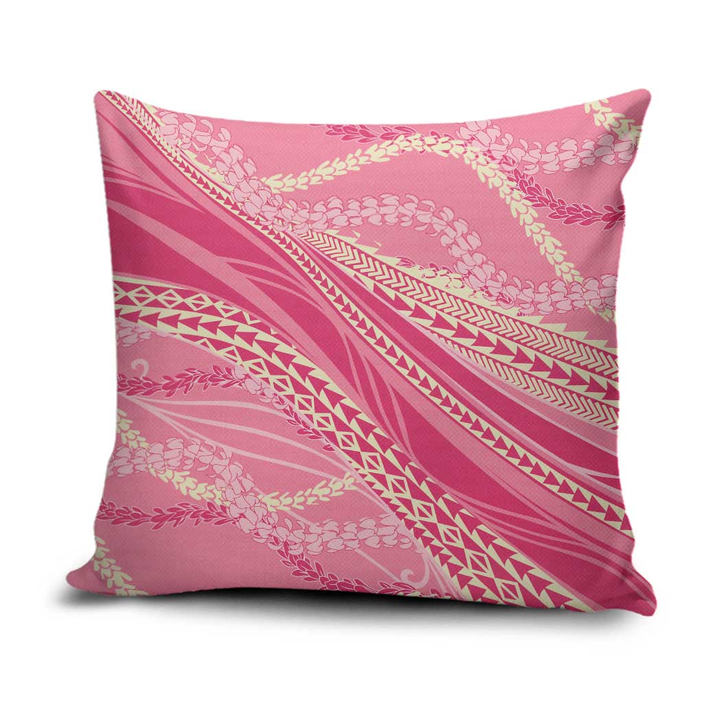 Polynesian Puakeniken Pikake Twisted Lei Pillow Cover Rose Pink LT7 Rose Pink - Polynesian Pride