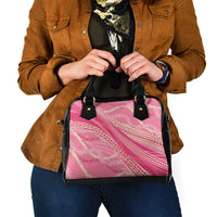 Polynesian Puakeniken Pikake Twisted Lei Shoulder Handbag Rose Pink - Polynesian Pride