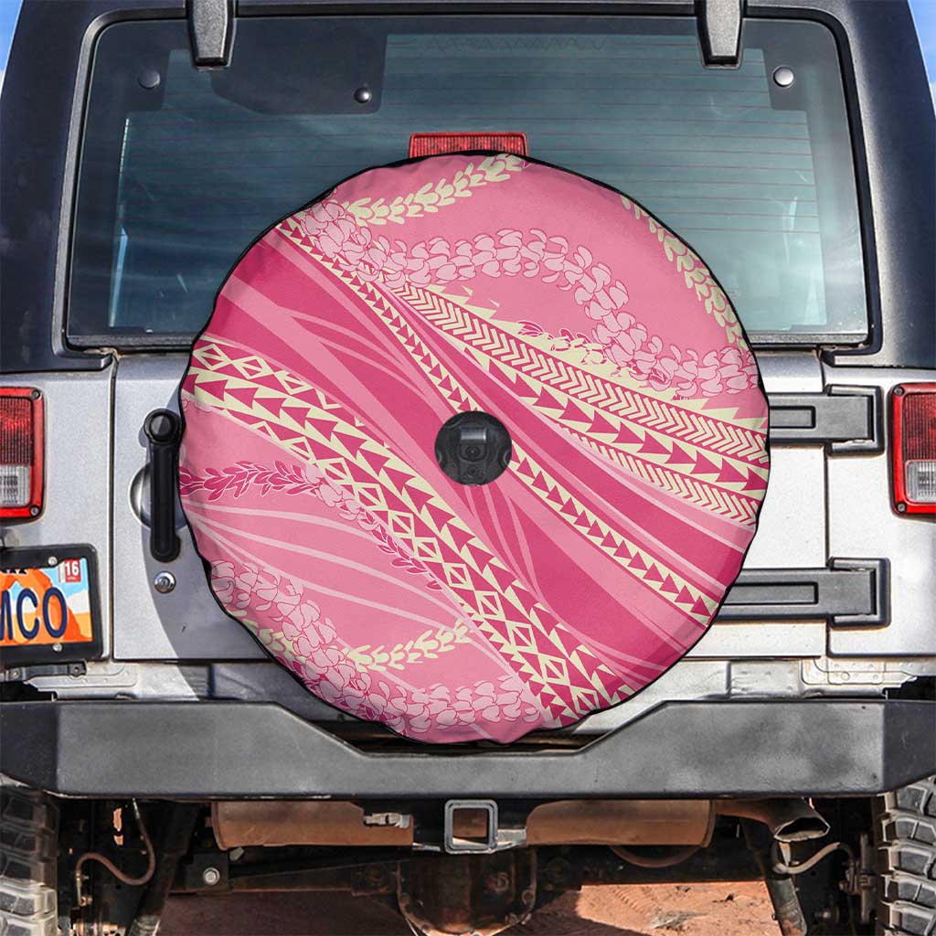 Polynesian Puakeniken Pikake Twisted Lei Spare Tire Cover Rose Pink LT7 Rose Pink - Polynesian Pride