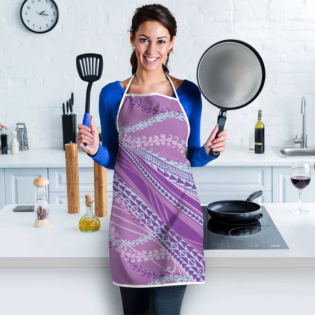 Polynesian Puakeniken Pikake Twisted Lei Apron Amethys - Polynesian Pride