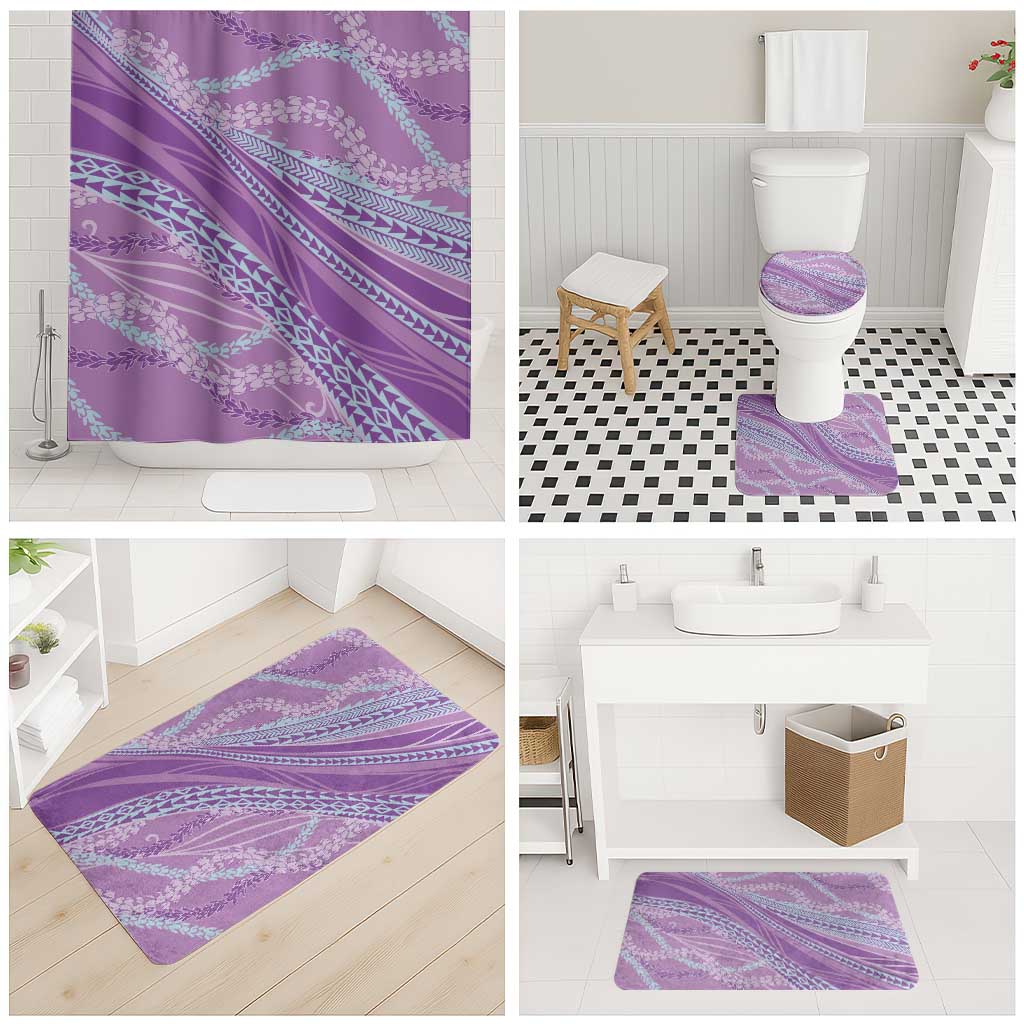 Polynesian Puakeniken Pikake Twisted Lei Bathroom Set Amethys LT7 - Polynesian Pride