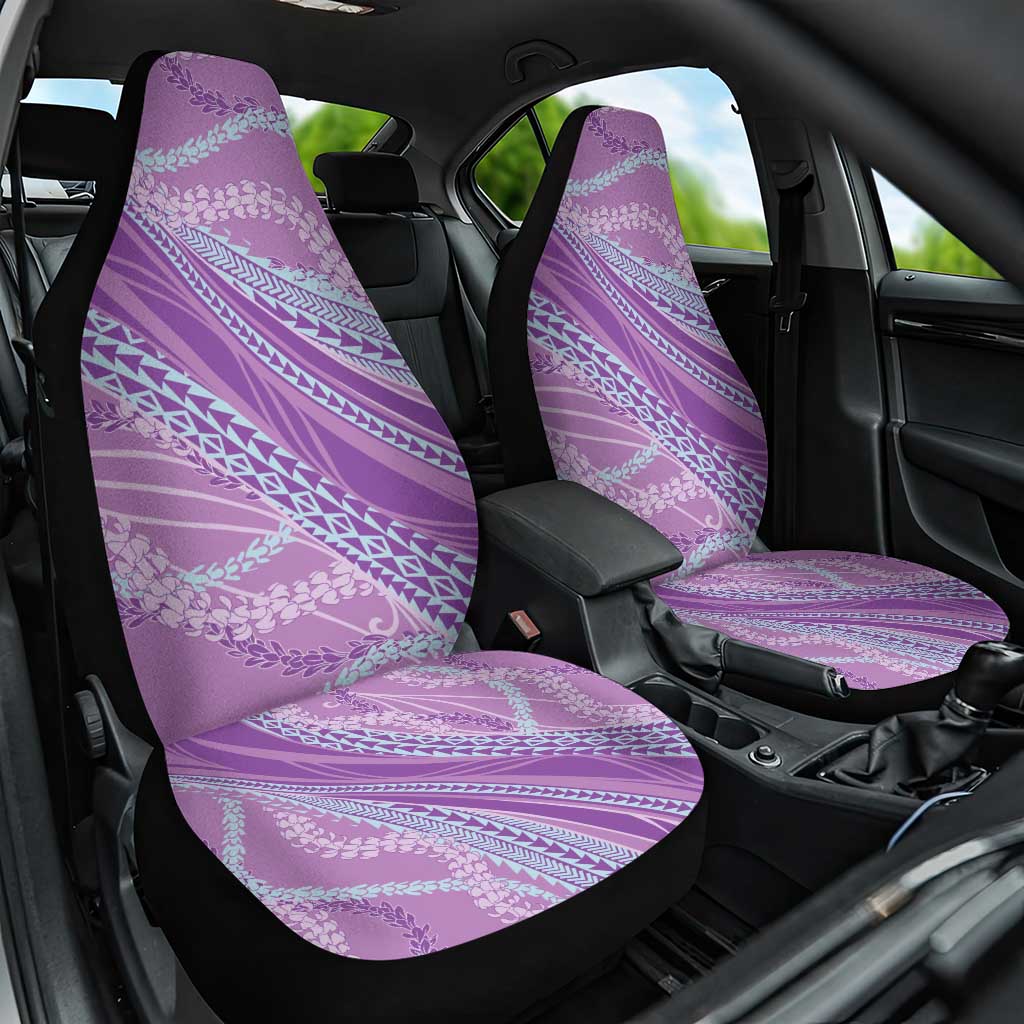 Polynesian Puakeniken Pikake Twisted Lei Car Seat Cover Amethys LT7 One Size Amethys - Polynesian Pride