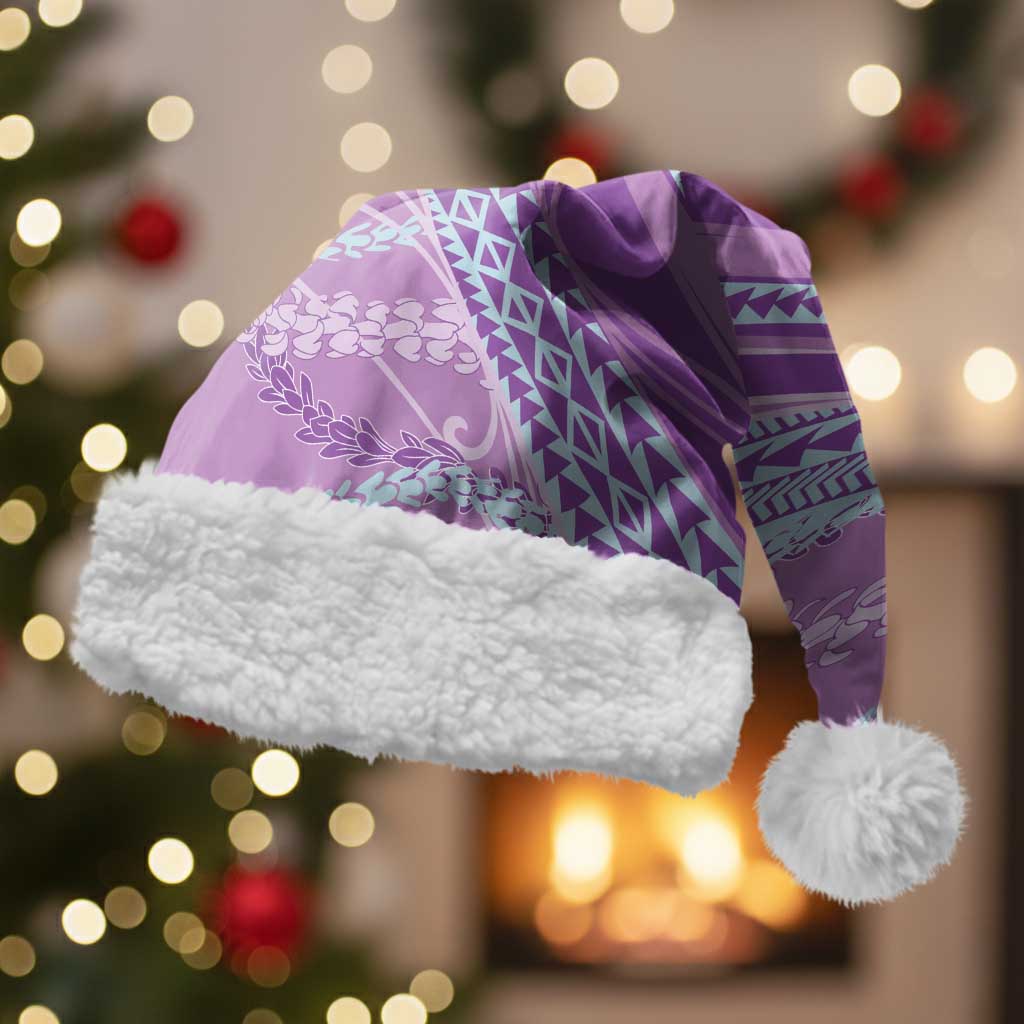 Polynesian Puakeniken Pikake Twisted Lei Christmas Santa Hat Amethys - Polynesian Pride