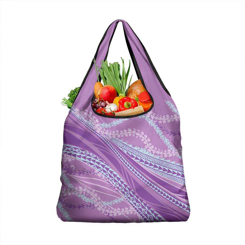 Polynesian Puakeniken Pikake Twisted Lei Grocery Bag Amethys LT7 1-pack One Size Amethys - Polynesian Pride
