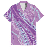 Polynesian Puakeniken Pikake Twisted Lei Hawaiian Shirt Amethys - Polynesian Pride