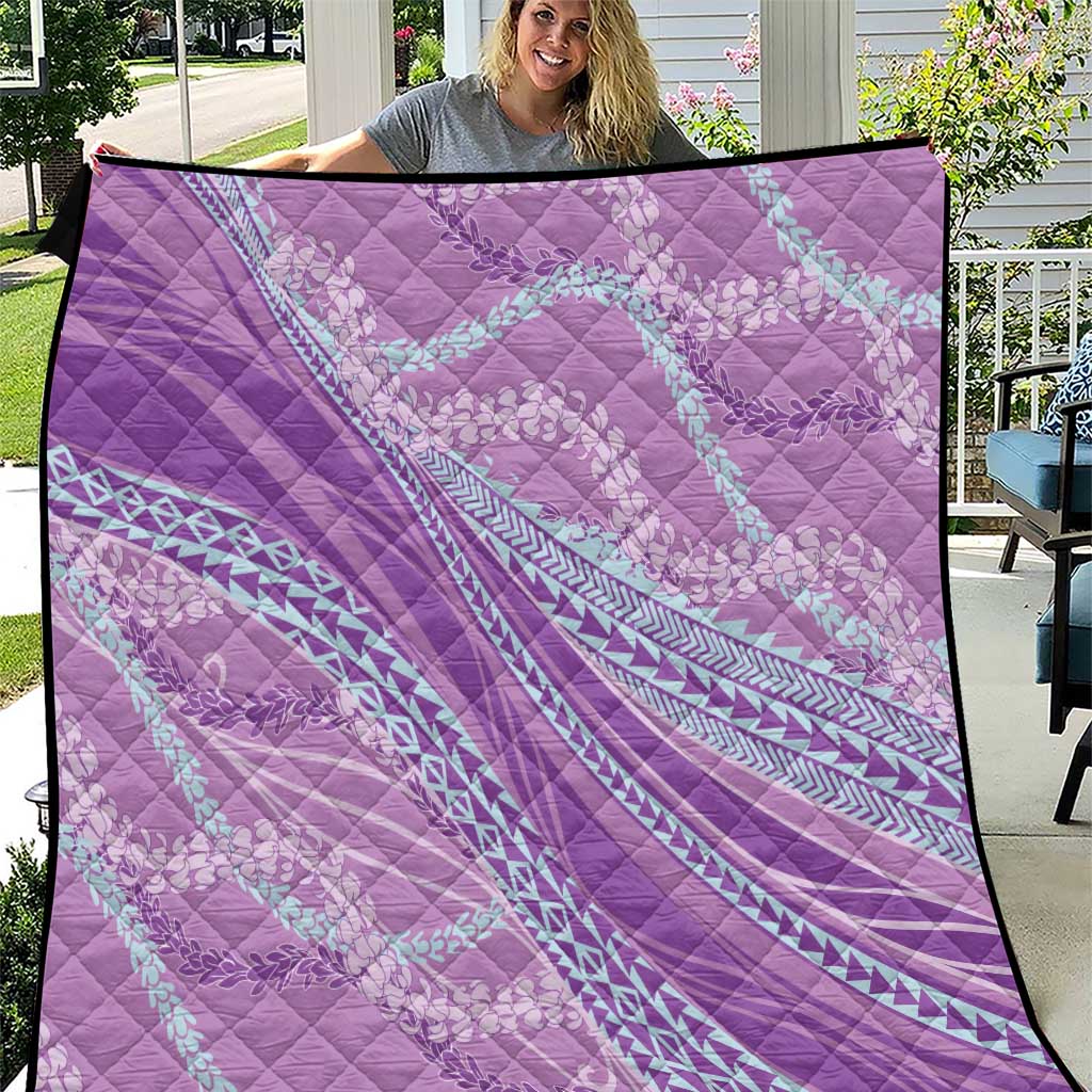 Polynesian Puakeniken Pikake Twisted Lei Quilt Amethys LT7 Amethys - Polynesian Pride