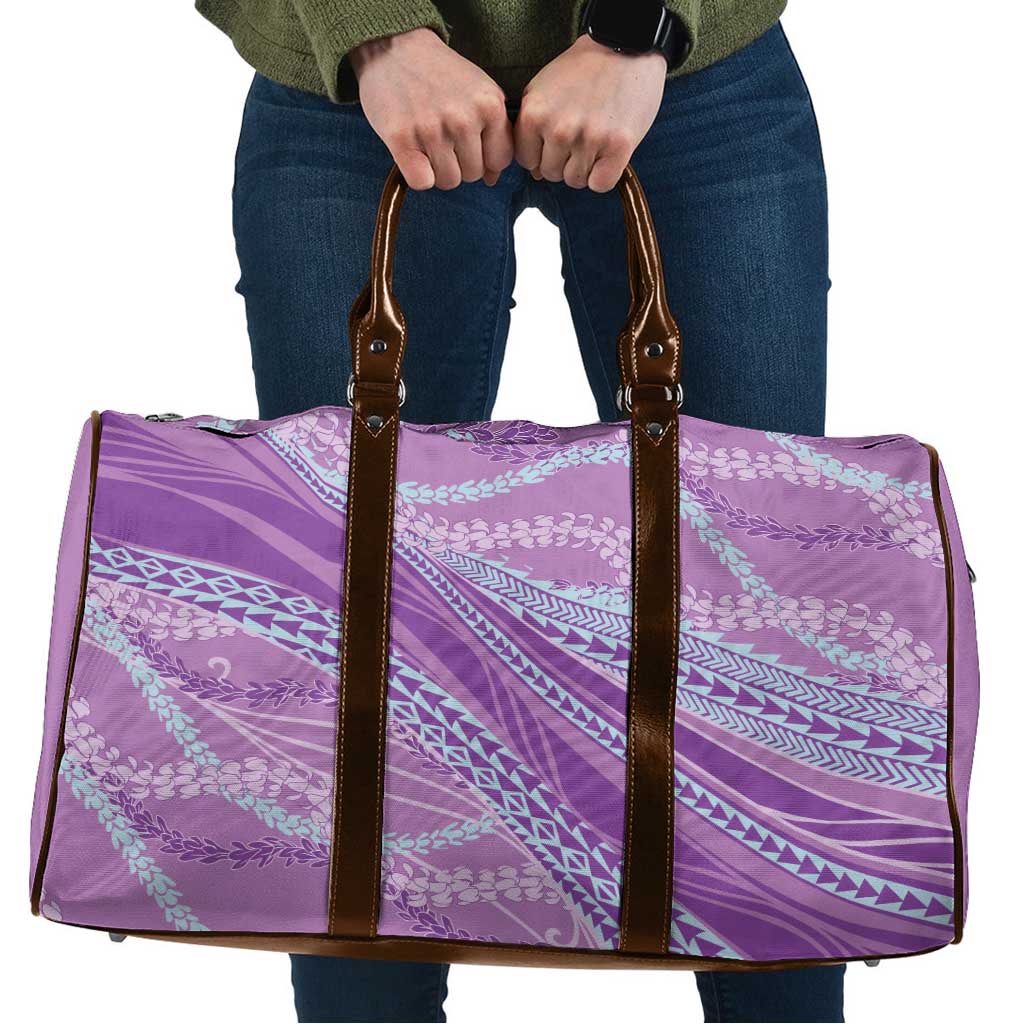 Polynesian Puakeniken Pikake Twisted Lei Travel Bag Amethys - Polynesian Pride
