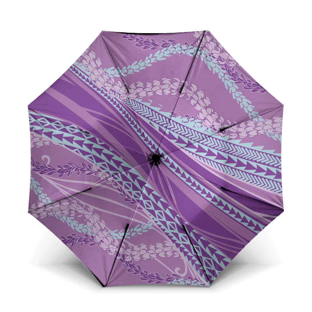 Polynesian Puakeniken Pikake Twisted Lei Umbrella Amethys LT7 One Size Folded 11.42 inch Opened Diameter 37.4 inch Amethys - Polynesian Pride