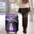 Personalised New Zealand Maori Luggage Cover Manaia Paua Shell Purple LT7 - Polynesian Pride