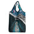 Personalised New Zealand Maori Grocery Bag Manaia Paua Shell Turquoise