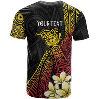 Personalized Papua New Guinea T Shirt Kundu Drum Carving Motifs