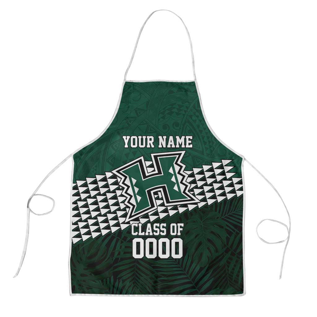 Hawaii Rainbow Warriors Alumni Custom Apron Kanaka Arrows Tropical Vibes